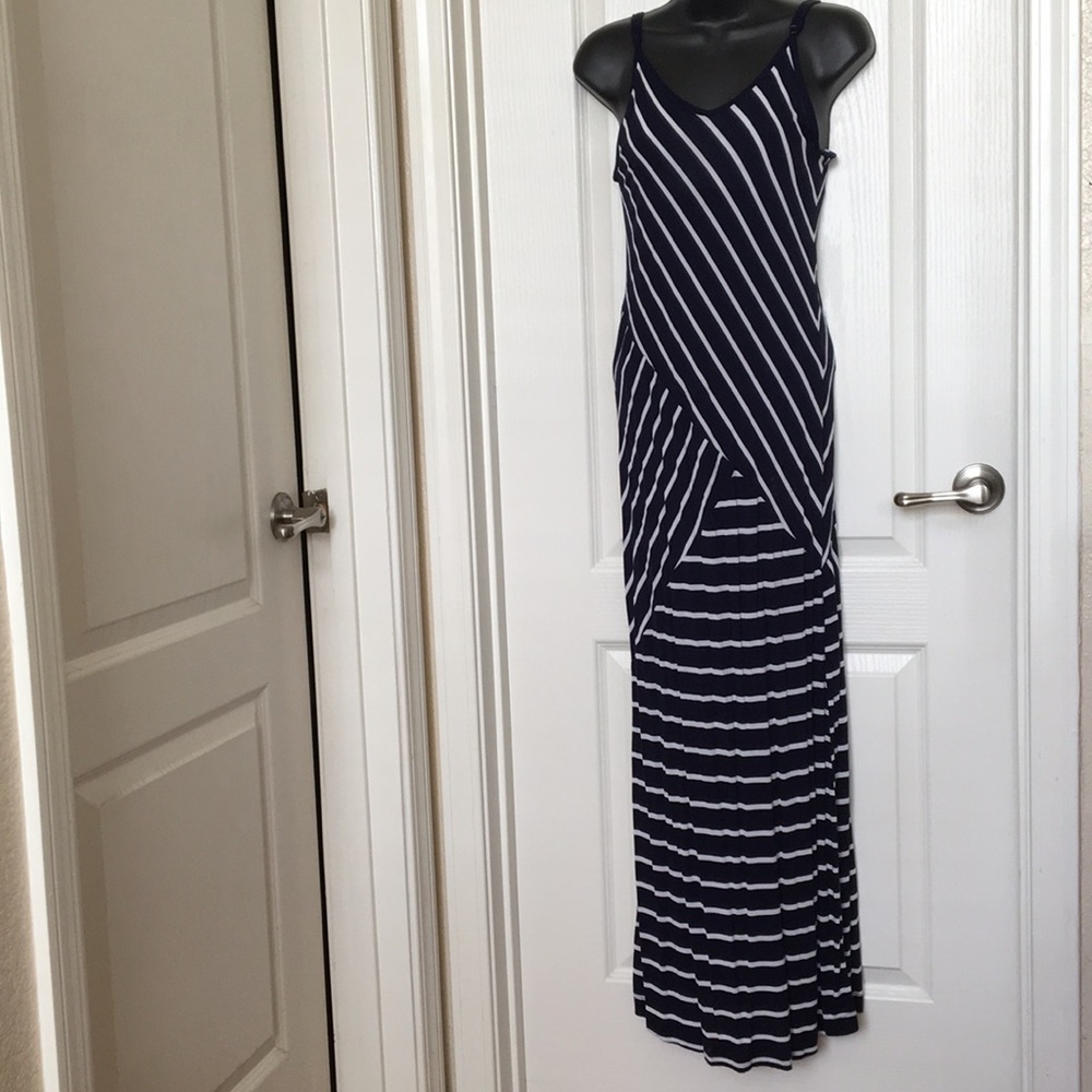 Striped maxi dress